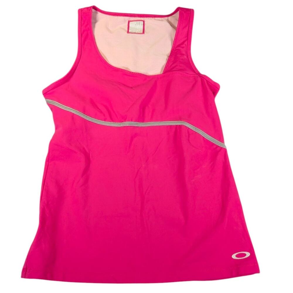 Oakley Pink Athletic Tank XL Built In Bra